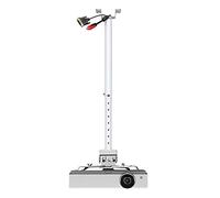Projecteur extensible Support de plafond for projecteur ou support de montage mural, projecteur de plafond réglable, longueur de montage de théâtre 23 à 59 pouces, charge de 66lb Support mural pour pr