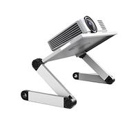 Projecteur Extensible Support de projecteur de Bureau, Coussin de Rangement réglable, Petite Table Domestique, Support de Sol rétractable Support Mural pour projecteur(Blanc)