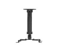 Projecteur Extensible Support de projecteur, étagère télescopique, Support de Suspension de projecteur for cintres de Plafond Support Mural pour projecteur(Noir)