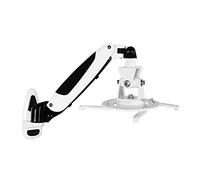 Projecteur Extensible Support de projecteur Mural Universel à Ressort à gaz, DL-PR03W, Mouvement Complet, 2-7kg, avec Plateau à Crochet et vis de 1/4 Pouces Support Mural pour projecteur(A)