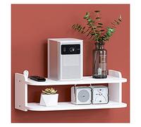 Projecteur Extensible Support de projecteur Support de Montage Mural Support de Support Mural for projecteur de Maison et de Bureau Bois Blanc Plastique Support Mural pour projecteur(Moyen)