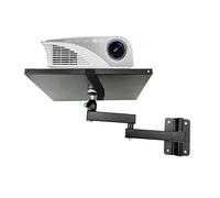 Projecteur Extensible Support Mural Universel for projecteur, Mouvement Complet, Rotation à 360 degrés, Inclinaison de 8kg, avec Plaque, Bras Flexible Pliable Support Mural pour projecteur