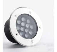 Projecteur extérieur à LED AC85-265V - Lumières de paysage au sol, éclairage de lampe encastrée étanche IP67, pour les lumières enterrées de construction de cour de jardin(Blanc chaud,36w(85-265v))