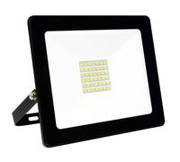 GEFOM 400234 Projecteur LED mural Aluminium/Verre 30 W Noir étanche, trempé, Intégré