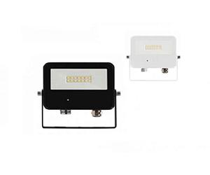 PROJECTEUR EXTRA PLAT DETECTEUR INTEGRE 10W IK08 IP65 BLANC ou NOIR de chez BENEITO FAURE - 4000K, Noir