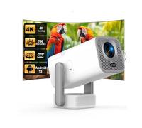 Projecteur Full HD 1080p, Compatible vidéo 4K 3D, modèle TD80Pro, équipé du Wi-FI et du système Android, projecteur Portable, idéal pour Une Utilisation en Home cinéma en extérieur (TD80Pro)