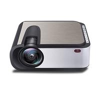 Projecteur Full LED 2200 Lumens Home Cinéma USB AV SD Projecteur TV compatible Petit (couleur : version de base) (version de base) Petit cadeau