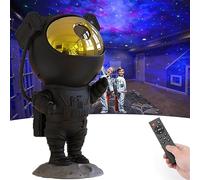 Projecteur galaxie astronaute, veilleuse étoilée, lampe de plafond LED, télécommande, minuteur - Idéal pour les fêtes, les cadeaux d'enfants, la décoration de la chambre ; parfait pour les