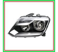 Projecteur gauche électrique H7+H1 avec moteur noir version Valeo Volkswagen-Am