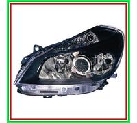 Projecteur gauche électrique H7-H7-H1 avec moteur fond noir mod sport Renault C