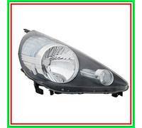 Projecteur gauche électrique sans moteur H4-Noir Mod Stanley Honda Jazz-(Année