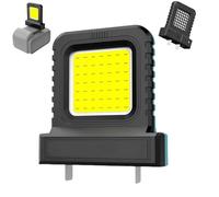 Projecteur haute luminosité - pour toutes les batteries d'outils électriques, lampe de travail LED sans fil, compatible avec lampe de poche étanche au lithium 20 V IP67 pour le travail en plein air