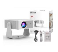 Projecteur HD 1080P X3 Android iOS WiFi 360 ° Mini vidéoprojecteur de cinéma Maison Rotatif avec Commande vocale Bluetooth