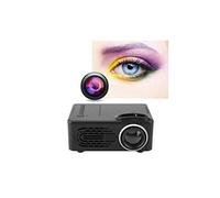Projecteur hd, mini vidéoprojecteur numérique full hd, beamer multifonctionnel portatif prend en charge le décodage vidéo multimédia de disque G
