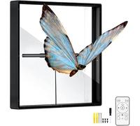 Projecteur hologramme 3D avec coque en alliage et 244 perles LED pour publicité et panneaux commerciaux