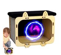 Projecteur hologramme pour téléphone - Support pour cinéma et cinéma en carton | Projecteur d'écran pour smartphone mobile, idéal pour un usage domestique ou des présentations d'entreprise