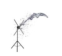 Projecteur hologramme publicitaire - Affichage holographique LED 3D - Télécommande multifonction - Pour fête, événements, publicité