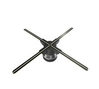 Projecteur holographique 3D 100 cm, Ventilateur d'affichage publicitaire, Lecteur de Panneau Flottant LED WiFi, Lampe de décoration for Magasin, fête, Halloween pour Les Entreprises