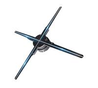 Projecteur holographique 3D 39,37 Pouces 100 cm, Ventilateur holographique à LED for Projection virtuelle et imagerie par lévitation Grand Angle de Vision