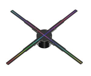Projecteur holographique 3D 50 cm/19,7 Pouces for Bar, Restaurant, décoration de Vacances de Noël, écran de Ventilateur, Panneau publicitaire holographique à LED des Images saisissantes