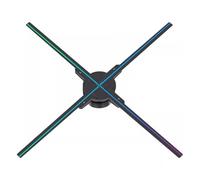 Projecteur holographique 3D 52 cm, Lecteur holographique LED HD, Affichage publicitaire, télécommande Wi-FI for Centre Commercial Pas de Retard