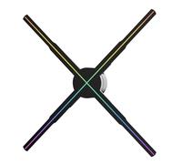 Projecteur holographique 3D 56 cm, Affichage publicitaire Wi-FI, Lampe à LED, projecteurs tridimensionnels pour Halloween, Noël