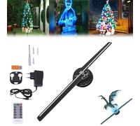 Projecteur Holographique 3D à LED - Arbre de Noël et Affichage Publicitaire pour Magasin, Bar, Fêtes de Noël et Halloween, Événements (1 Pièce)
