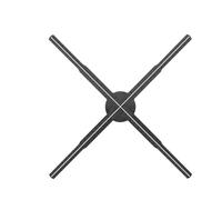 Projecteur holographique 3D à LED, résolution 2000 x 1444, 722, Lecteur publicitaire pour Halloween, Noël(62cm)