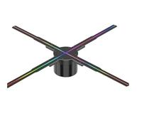 Projecteur holographique 3D avec Ventilateur, Affichage Wi-FI, Logo publicitaire Lumineux, enseigne LED, Lampe, projecteur tridimensionnel(56cm)