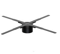 Projecteur holographique 3D avec Ventilateur, Wi-FI, Affichage publicitaire en Temps réel, Lampe LED, Lecteur d'images et de vidéos, 42-50 cm(P50 Advertising Ligh)