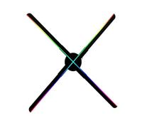 Projecteur holographique 3D Mural, Lampe LED holographique, Lecteur, Affichage publicitaire à Distance, Prise en Charge des Images et des vidéos des Images saisissantes