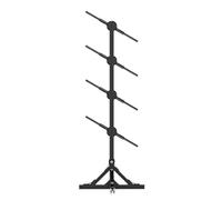 Projecteur holographique 3D sur Pied, Support d'image, vidéo, Affichage publicitaire à Distance, Ventilateur 3D, Logo publicitaire Lumineux des Images saisissantes(4 Pieces Splicing)