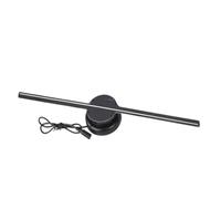 Projecteur Holographique 3D T40, Support Mural for Images Et Vidéos, Panneau LED WiFi, Lampe, Lecteur D'affichage Publicitaire Largement Applicable(T40)