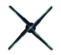 Projecteur Holographique 3D WiFi 45 Cm, Lampe De Signalisation LED, Lecteur D'affichage Publicitaire, D'images Holographiques Mural Puissant Et Captivant