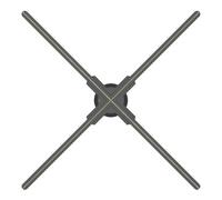 Projecteur holographique 3D WiFi, Ventilateur d'image holographique, Machine publicitaire à LED des Images saisissantes(T65)