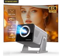 Projecteur Home Cinéma Magcubic X7 Android 14 Prise en charge 8K 1080P Natif Mise au point automatique 1000 ANSI WiFi6 BT5.4 Allwinner H726 X7
