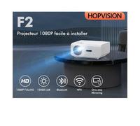 Projecteur - HOPVISION - F2 - 12000 Lumens - Full HD 1080P - Contraste 10000:1