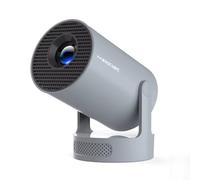 Projecteur HY300 Pro+ avec Haut-Parleur intégré 5 W, 1920 x 1080p, Android 11, 8 000 lumens, WiFi 6, BT5.4, Portable, pour l'extérieur (HY300 Pro New-Grey)