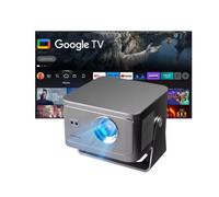 Projecteur HY350GT 900 ANSI avec Google TV, résolution Native 1080p, autofocus, projecteur à Faisceau Portable, système Home cinéma Android 14