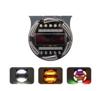 Projecteur Œil du pour diable LED pour SUV et pour 4x4 Projecteur(1PCS) | Multicolore, clignotement dynamique, visibilité latérale accrue, idéal pour la sécurité routière, compatible 12V et 24V