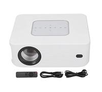 Projecteur Intelligent 100 à 240V 6000Lux 1080p, projecteur de Film avec système de Connexion WiFi à Correction d'image, Mini projecteur Portable pour Android 9.0 extérieur intérieur(UE)