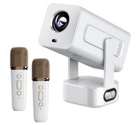 Projecteur Intelligent 1080p Android 13 Cinéma & Karaoké 2 Micros Films Jeux ...