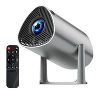 Projecteur intelligent avec WiFi 5G et Bluetooth, mini projecteur de cinéma maison autofocus, natif 1080p, 4K, Wi-Fi double bande, application et télécommande, compatible console de jeu, haut-parleur