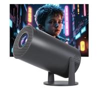 Projecteur intelligent, mini projecteur 4K avec WiFi et Bluetooth, projecteur portable avec WiFi 6 et 5G, rotation à 180 e voûte automatique, écran 35"-130", vidéoprojecteur home cinéma