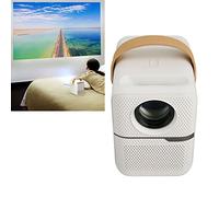 Projecteur Intelligent Portable 1080P HD, Télécommande, avec WiFi Bluetooth5.0 pour Cinéma Maison, Présentation Professionnelle, Conférence, Divertissement Vidéo Ktv (Prise UE)