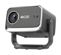 Projecteur intelligent portable 4K avec rotation à 360°, WiFi 6, Bluetooth e voûte automatique, idéal pour home cinéma et films en plein air