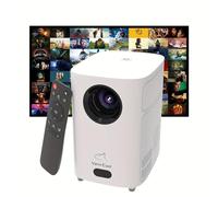 Projecteur intelligent, projecteur VenirCool natif 720p, prend en charge le décodage 4K avec Wi-Fi et sans fil, audio HIFI, 500 ANSI, projecteur de film à mise au point électrique pour home cinéma