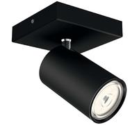 Philips Spot Kosipo 5059130PN GU10 1 source lumineuse Noir Métal Réglable