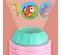 Projecteur Lampe de Poche pour Enfants pour Apprentissage Scientifique à | Comprend 3 modèles de cartes, un matériau ABS durable, un outil facile à utiliser, une conception portable