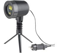 Projecteur laser d'extérieur - Lunartec - Effet pluie d'étoiles - Rouge et vert - 9 modes d'éclairage
